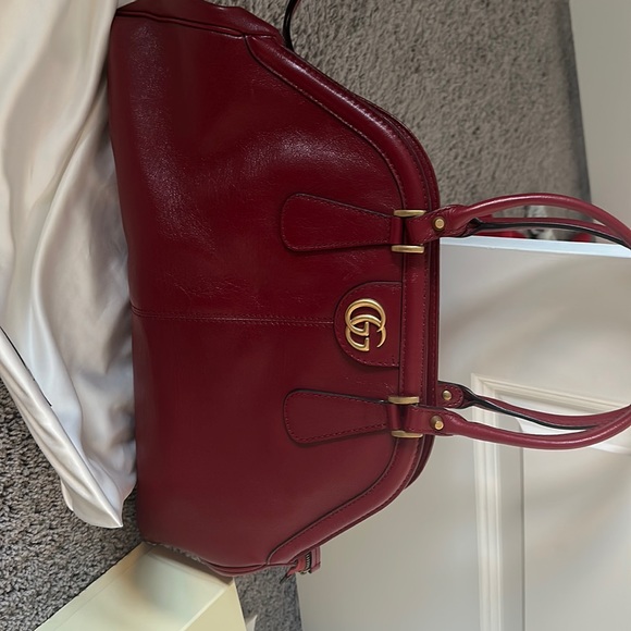 Gucci- red large Rebelle bag